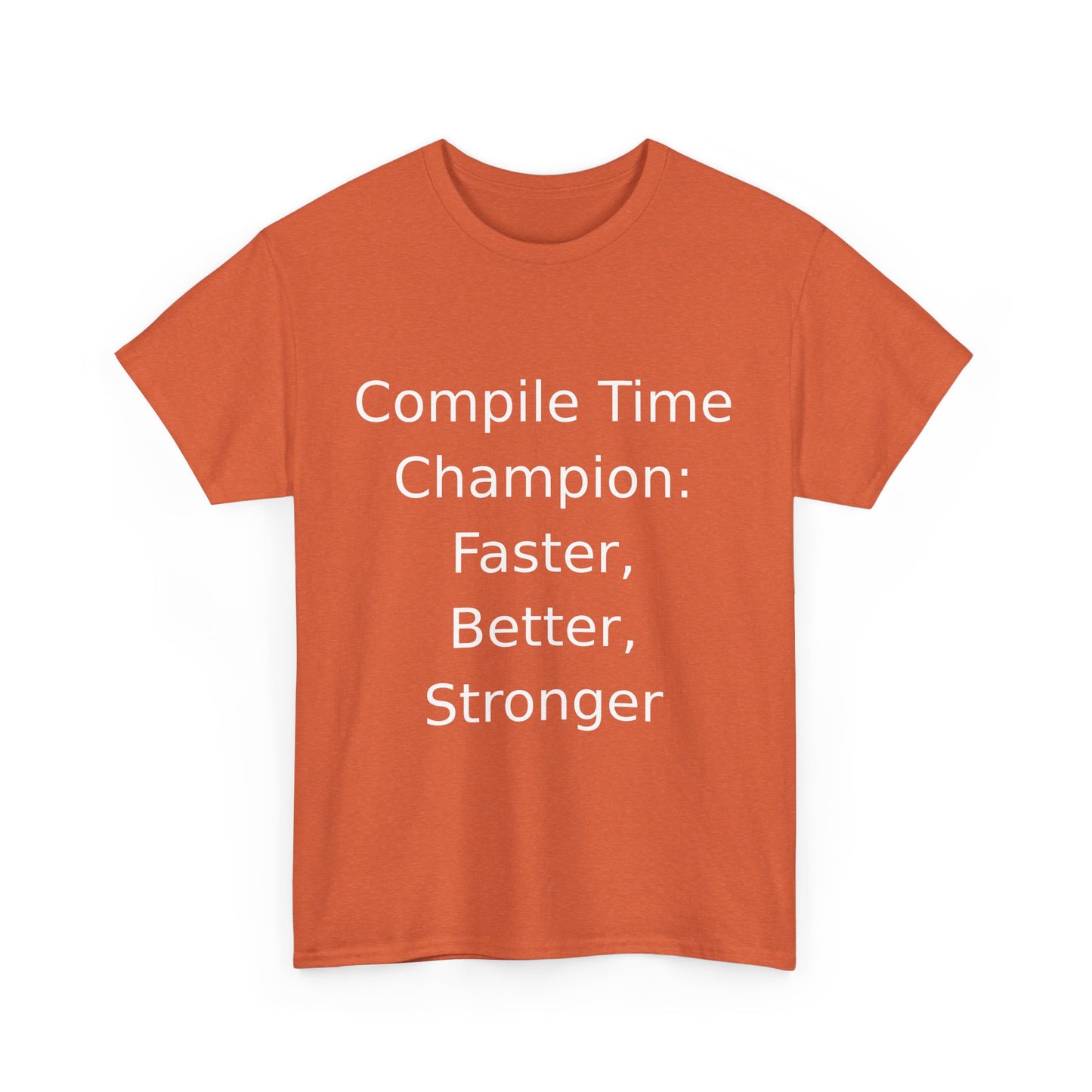 Compile Time Champion T-shirt