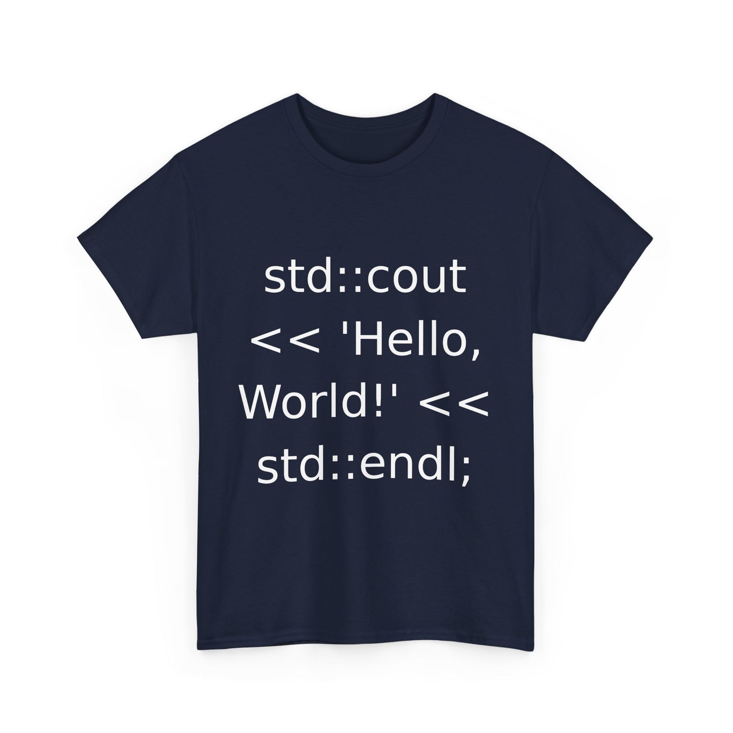 C++ Cout Hello World T-Shirt