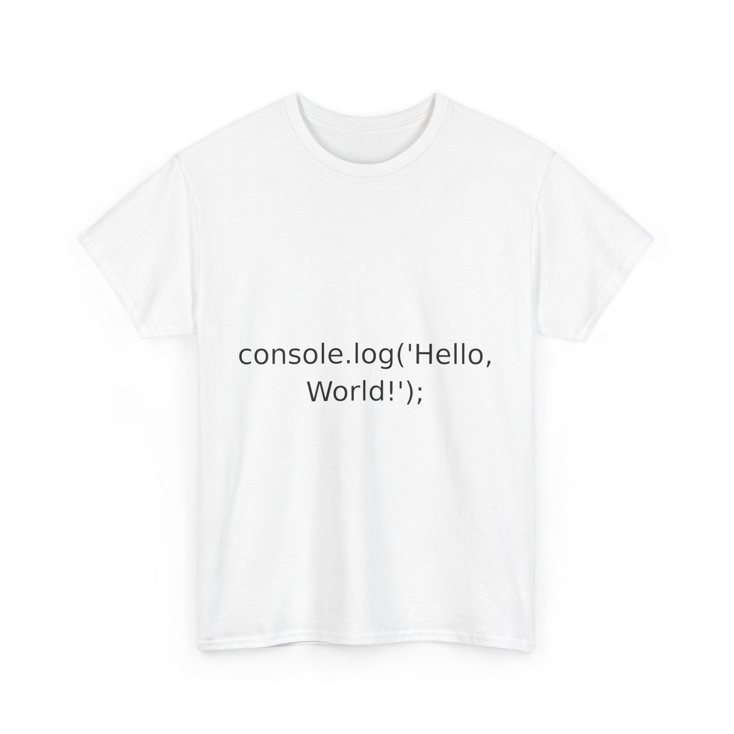 JavaScript Console Log T-Shirt