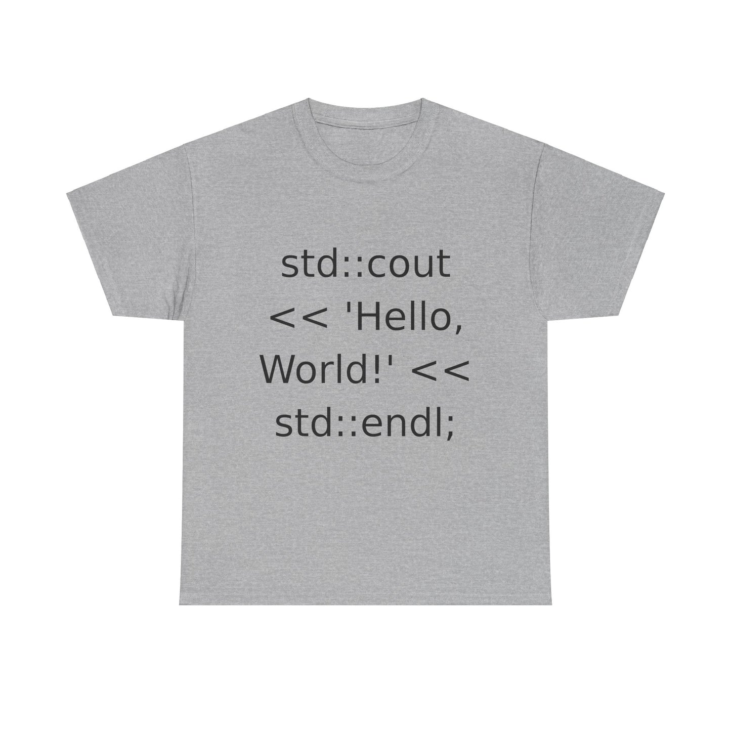 C++ Cout Hello World T-Shirt