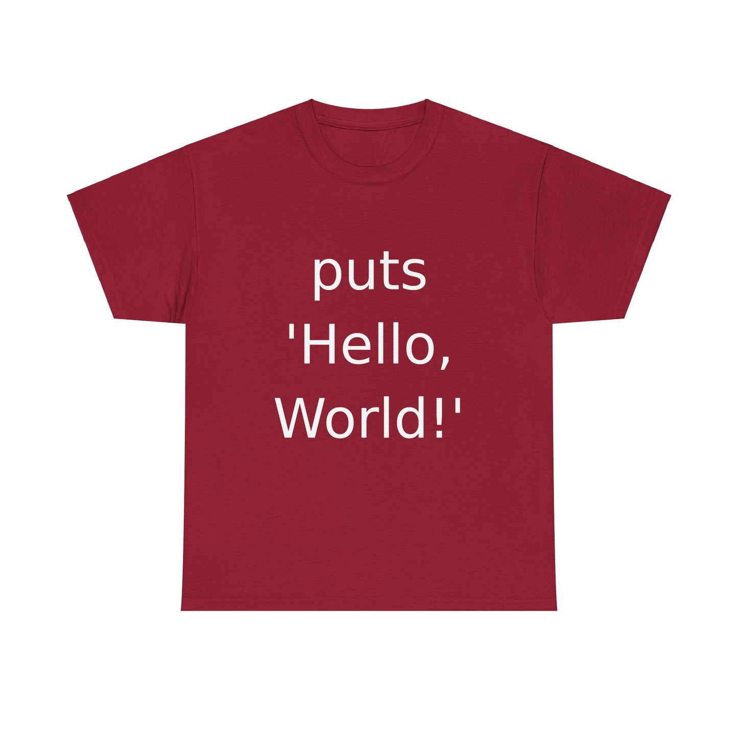 Ruby Puts Hello World T-Shirt