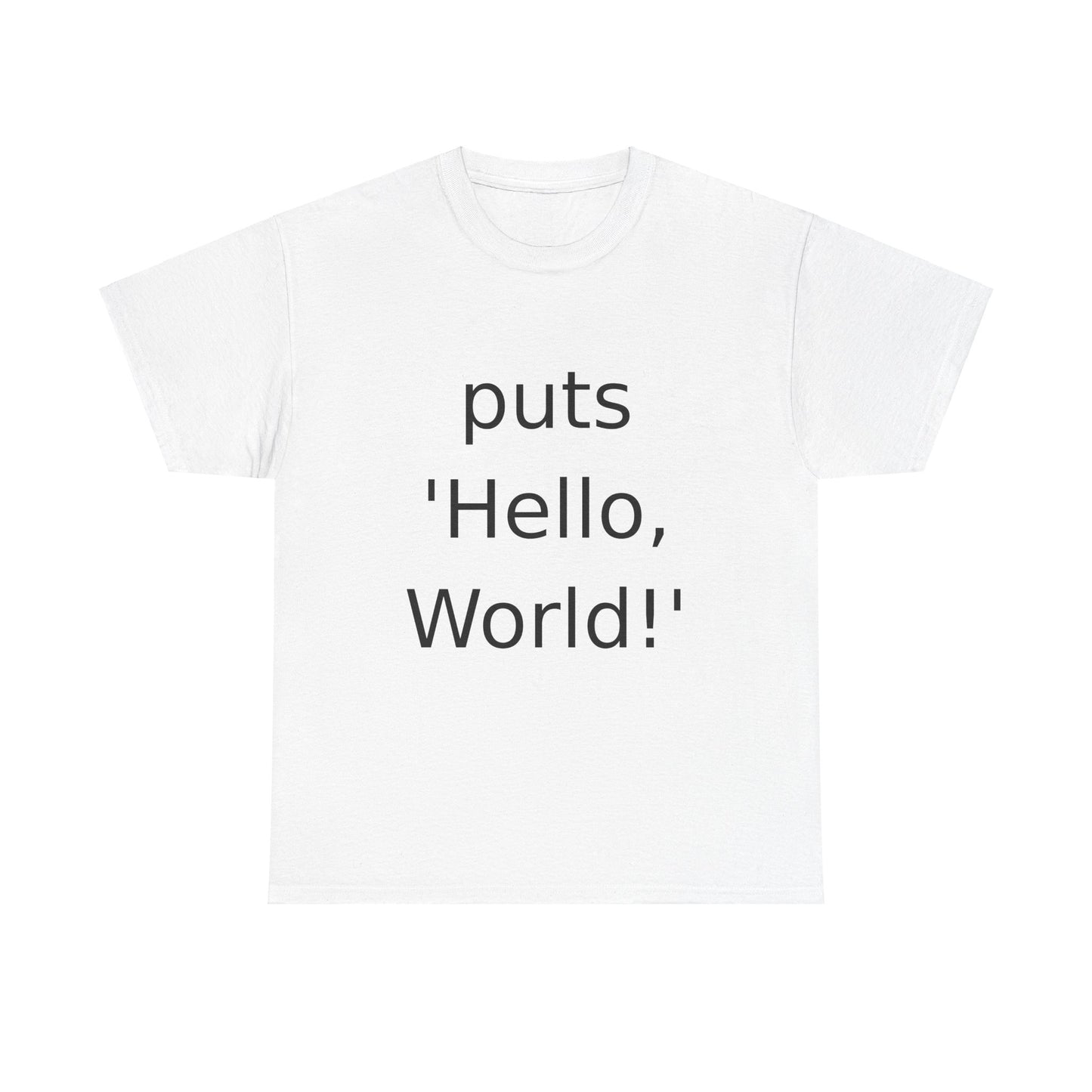 Ruby Puts Hello World T-Shirt