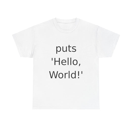 Ruby Puts Hello World T-Shirt