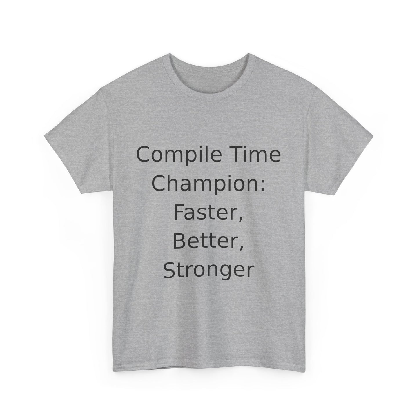 Compile Time Champion T-shirt