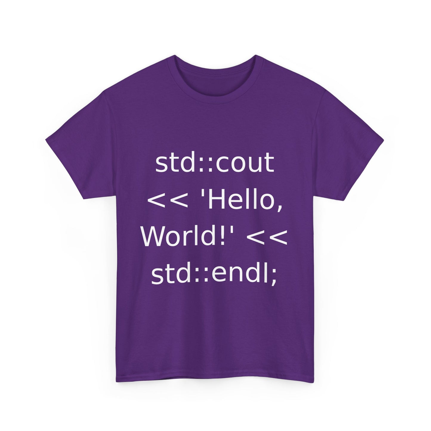 C++ Cout Hello World T-Shirt