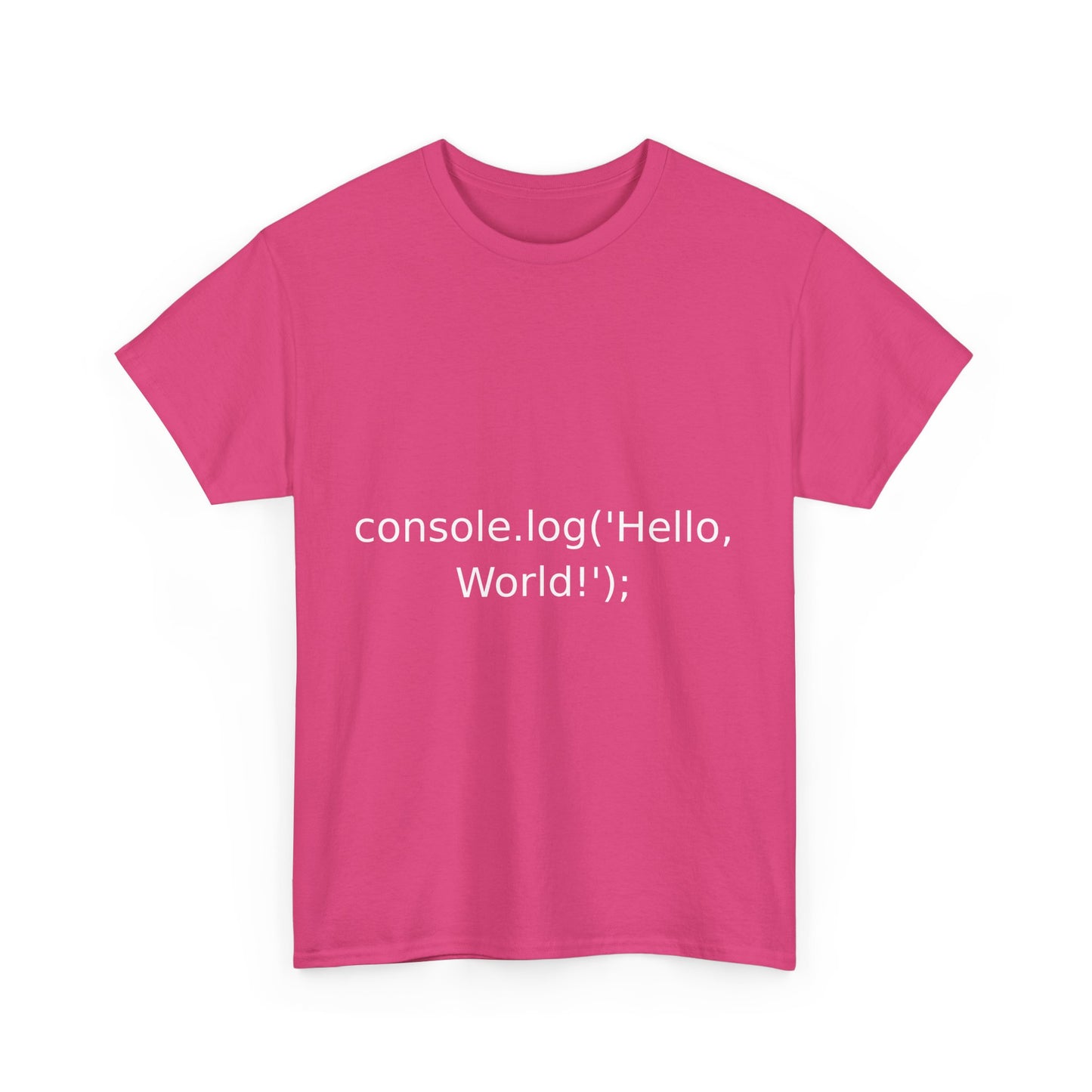 JavaScript Console Log T-Shirt