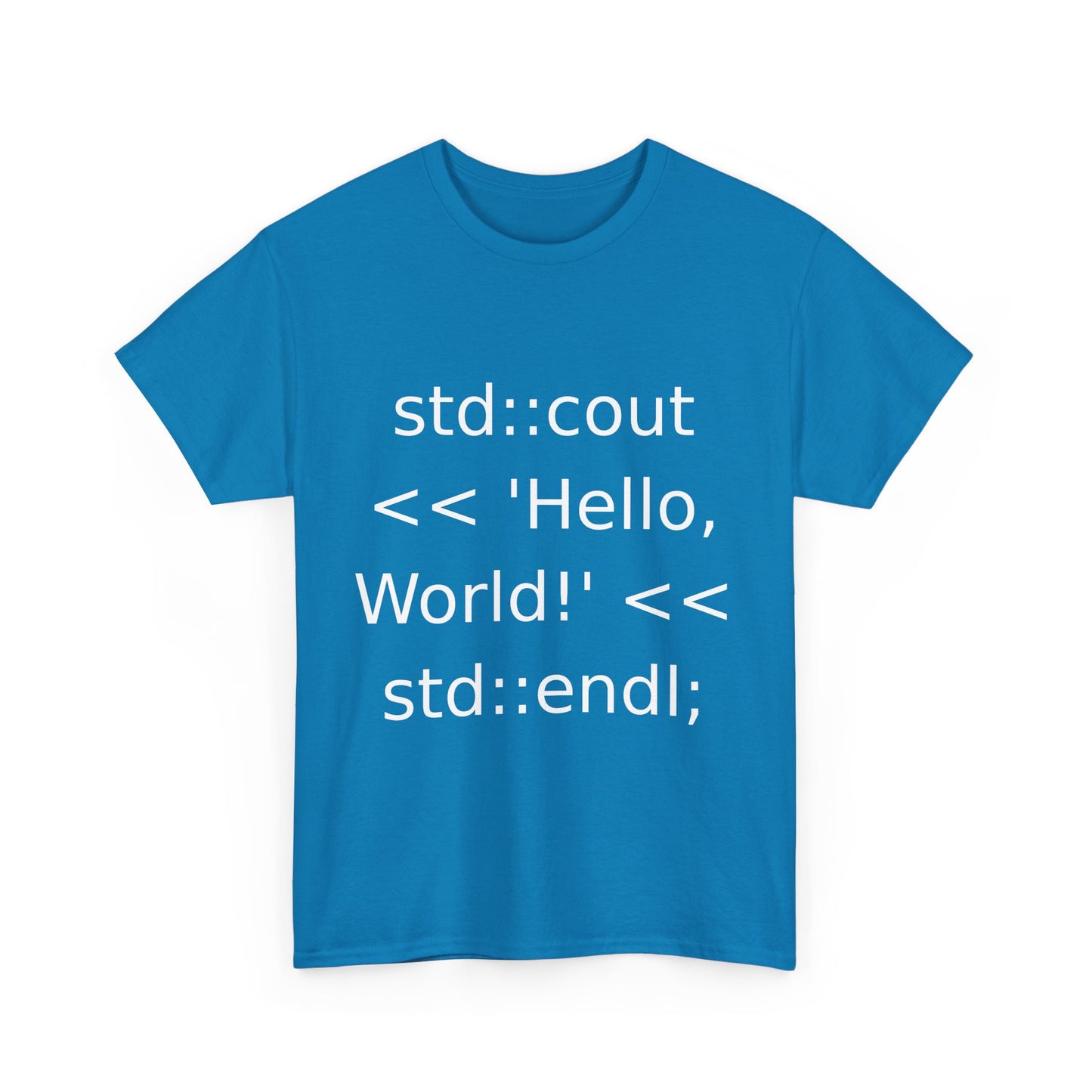 C++ Cout Hello World T-Shirt