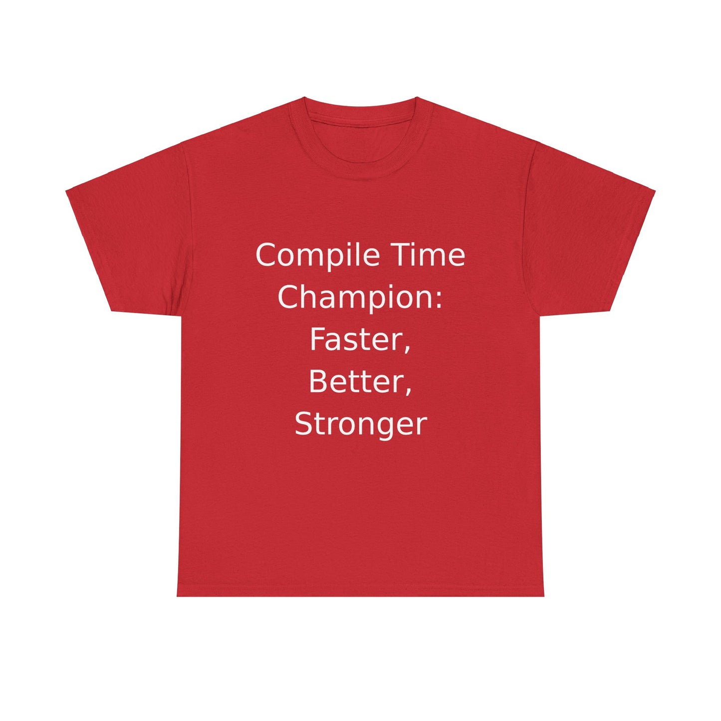 Compile Time Champion T-shirt