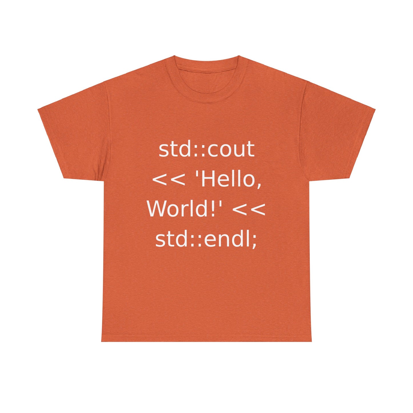 C++ Cout Hello World T-Shirt