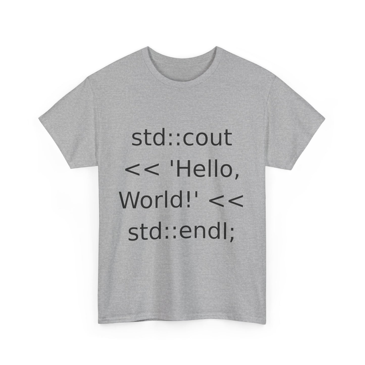 C++ Cout Hello World T-Shirt