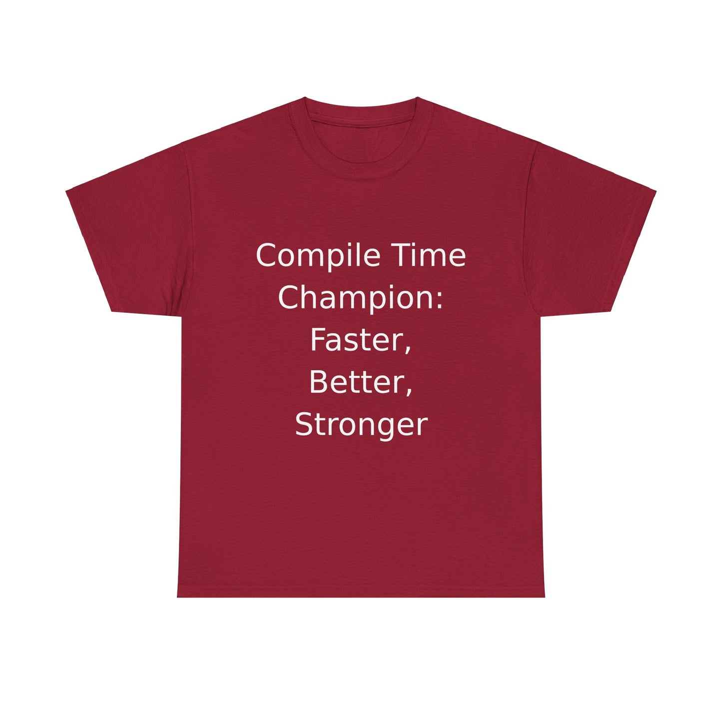 Compile Time Champion T-shirt